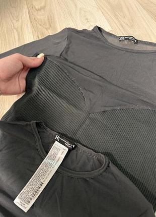 Кроп-топ лонг zara 3