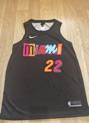 Подростковая nike miami heat #22 butler баскетбольная майка 176 размер