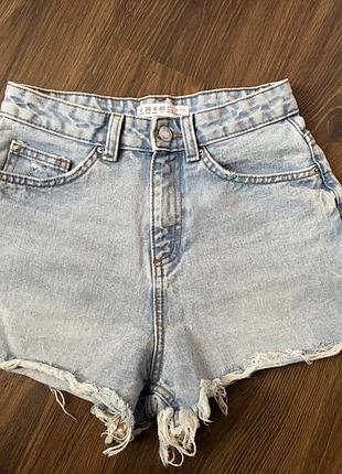 Джинсовые шорты стиль zara denim