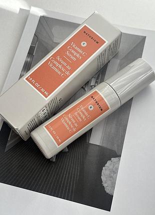 Сиворотка з вітаміном с naturium vitamin c complex serum