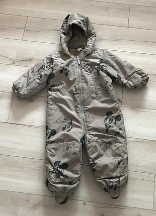 Класний якісний зимовий комбінезон від бренду h&m зріст 86 см