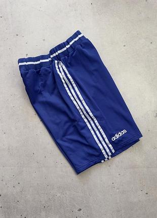 Vintage adidas 3-stripes athletic shorts men’s large blue y2k soccer football чоловічі вінтажні шорти адідас оригінал