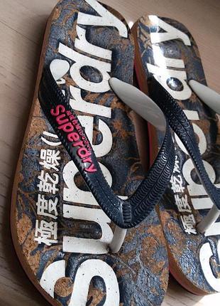 Superdry - классные вьетнамки 38 размер (24,5 см)