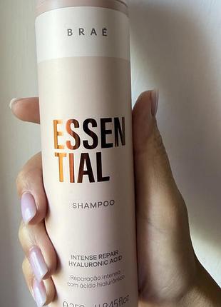 Зволожуючий шампунь braé essential shampoo