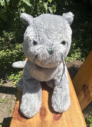 Колекційна м'яка іграшка webkinz charcoal cat від ganz (вінтаж)