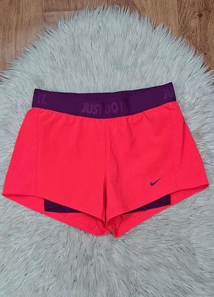 Шорты nike с тайтсами внутри