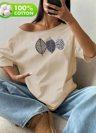 Якісна, стильна футболка, бавовна 100%, р. 4xl, наші 62-68