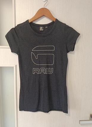 Футболка g-star raw, розмір xs, стан ідеальний, сірий колір, 60% бавовна 40% поліестеру, виробництва бангладеш