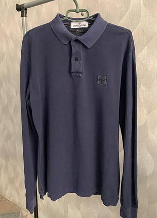Поло лонгслів stone island