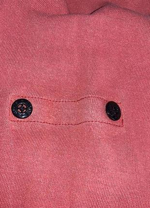 Лонгслив stone island терракотовый 6