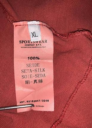 Лонгслив stone island терракотовый 8