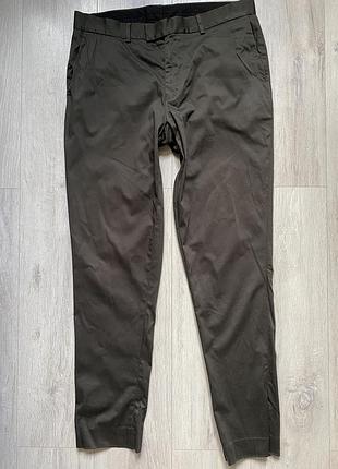 Asos, чоловічі брюки, колір хакі, 36 розмір, тонкі