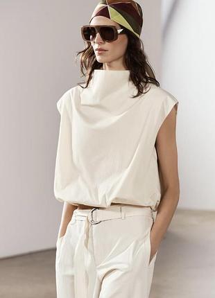 Стильна бандана / хустка zara з додаванням шовку
