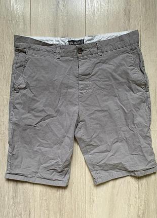Котонові чоловічі шорти, 36 розмір, denim co, сірі