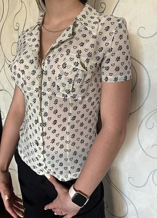 Блуза moschino jeans оригінал розмір xs/s