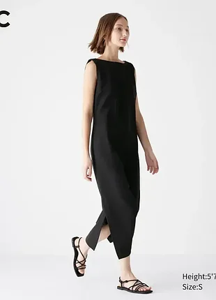 Плаття  uniqlo чорне міді