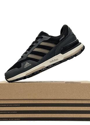 Мужские кроссовки adidas zx 700 grey black beige