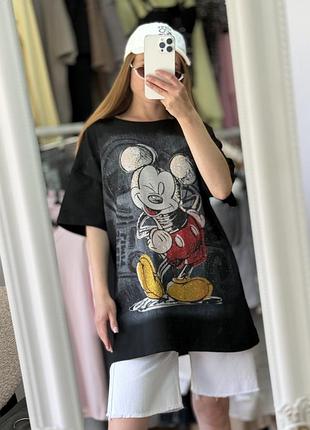 Жіноча стильна футболка міккі і маус disney