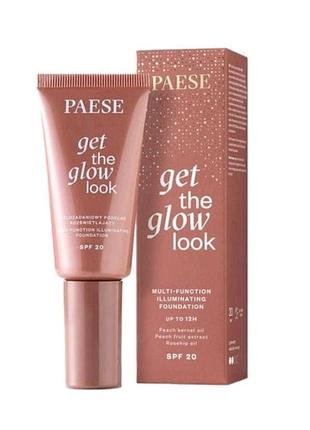 Тональная основа для лица paese multi-function illuminating foundation spf 20, 1n light beige, 30 мл