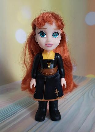 Мини-лялька disney frozen анна из мультфильма «холодное сердце» от jakks pacific