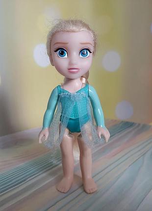 Мини-лялька disney frozen эльза из мультфильма «холодное сердце» от jakks pacific