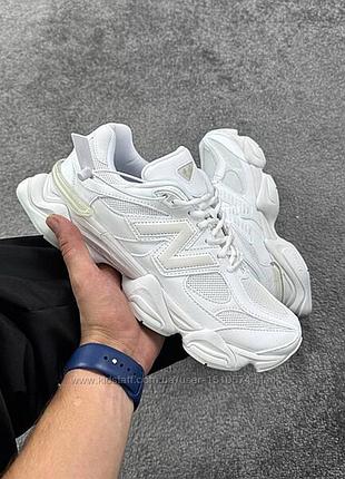 Р.36-45 кросівки new balance 9060 all white артикул 0656