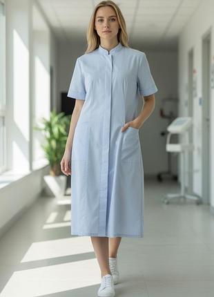 Немецкий медицинский халат-платье clinic-dress, размер 50-52 (de 44)