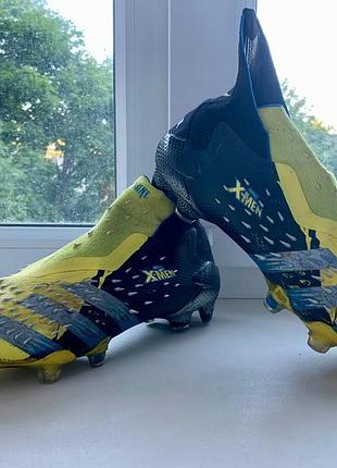 Бутси adidas predator freak + fg/ag x-men wolverine 38 розмір, 24 см • без шнурків