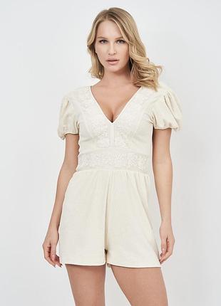 Комбінезон zara бежевий