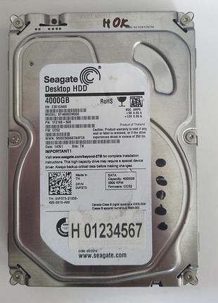 Донор hdd seagate st4000dm000 h01234567 100710248 rev c