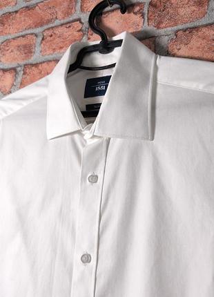 Сорочка чоловіча біла класична moss tailored fit