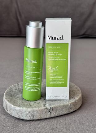 Масло-ретинол для омоложения кожи murad retinol youth renewal oil drops, 30 мл