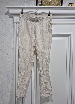 Льняные брюки h&amp;m