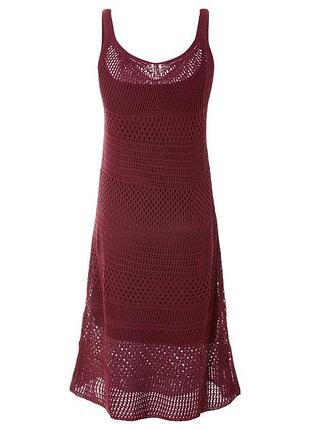 Сукня в'язана для жінки esmara lidl 461210_472807 l бордовий