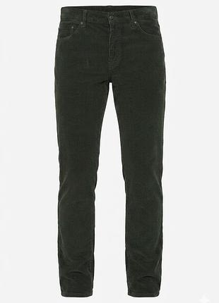 Брюки slim fit вельветовые для мужчины carrera lidl 1050а 56(xl) хаки
