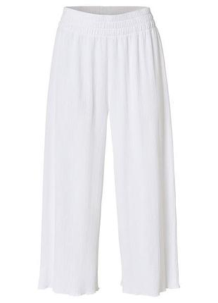 Брюки кюлоты укороченные для женщины esmara lycra® 443528 xs белый