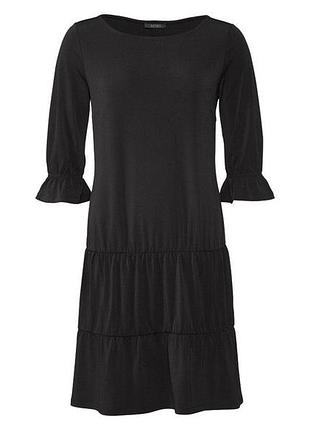 Платье рукав 3/4 для женщины esmara lycra® 325583 m черный