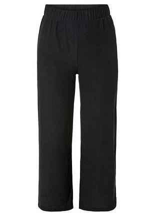 Штани клеш із жатої тканини для жінки esmara lycra® 450578 48(xl) чорний