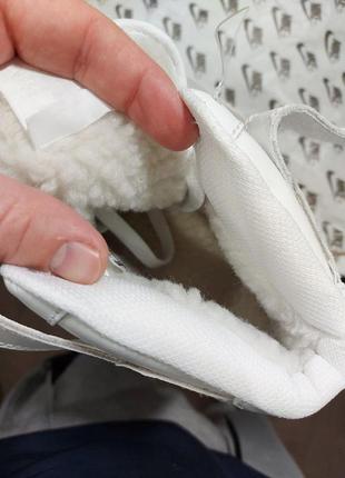 Nike air force fur кроссовки найк меховые белые3 фото