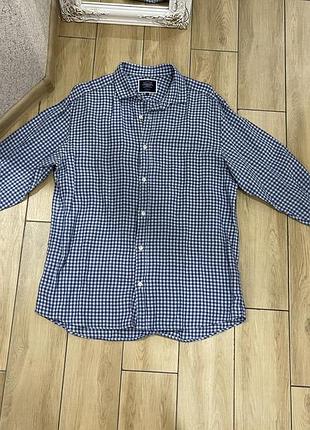 Лляна чоловіча сорочка charles tyrwhitt l