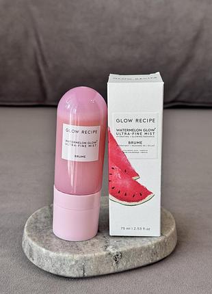Увлажняющий ультра-серебряный мист для лица glow recipe watermelon glow ultra-fine mist, 75 мл