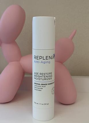 Осолоджувальний крем для обличчя replenix  age restore brightening moisturizer