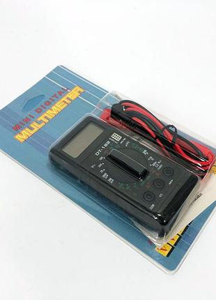 Мультиметр dt-182 (100), мультиметр вольтметр тестер, мультиметр для автомобіля, тестер для електрика 4