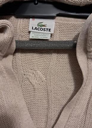 Брендовая кофта худи lacoste 3
