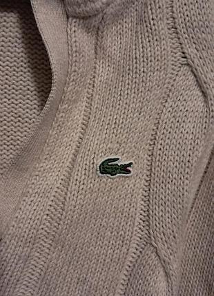 Брендовая кофта худи lacoste 2