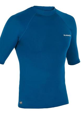Футболка солнцезащитная мужская olaian decathlon 50 upf protection для плавания для серфинга гидрофутболка
