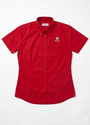 Рубашка с коротким рукавом для женщины esmara corporate kit bdo101303 m красный