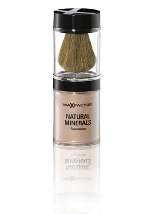 Оригинальная рассыпчатая минеральная тональная основа max factor natural minerals foundation весом 10 г. 45