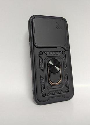 Чехол для xiaomi 17t / сяоми редми 17т camera slide, противоударный, tpu, с кольцом-держателем