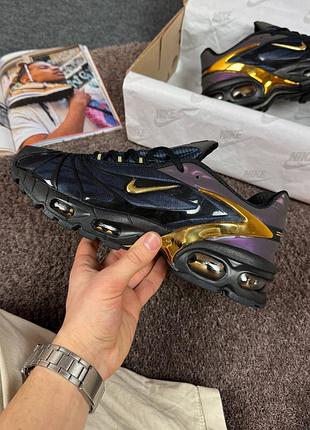 Skepta x nike air max tailwind 5 black gold/скепта найк эйр макс тейлвайнд 5 чёрные с золотым 40 41 42 43 44 45